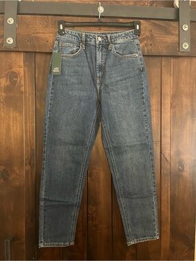 wild fable High-Rise Straight Jeans - Blue Denim